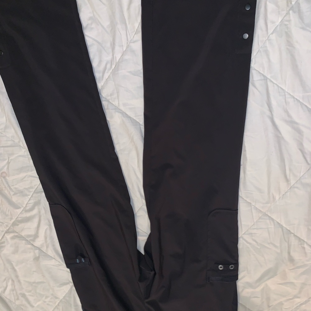 Urbane black scrub bottoms